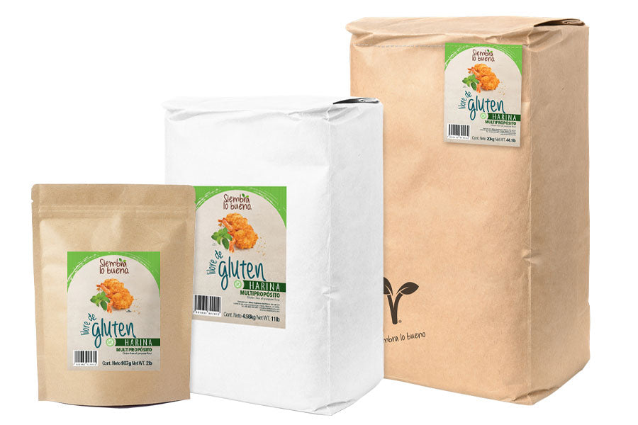Harinas orgánicas sin gluten - Siembra Lo Bueno